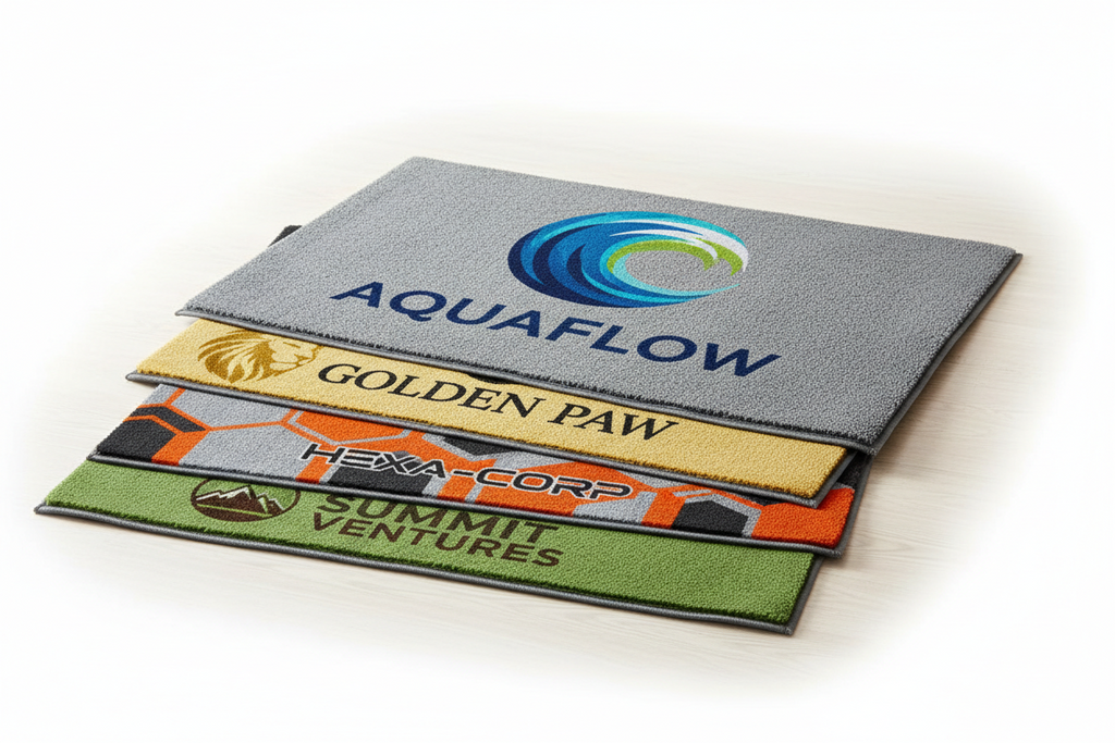Print Plush logo Mats